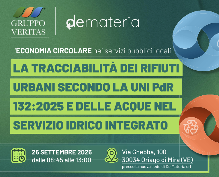 La tracciabilità dei rifiuti urbani secondo la UNI PdR 132:2025 e delle acque nel servizio idrico integrato